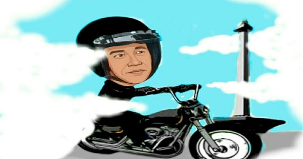 Karikatur:  Polusi Udara Jakarta dan WFH