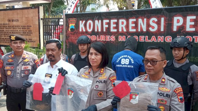 RS (31) Warga Rejowinangun Selatan Ditangkap Polres Magelang Kota