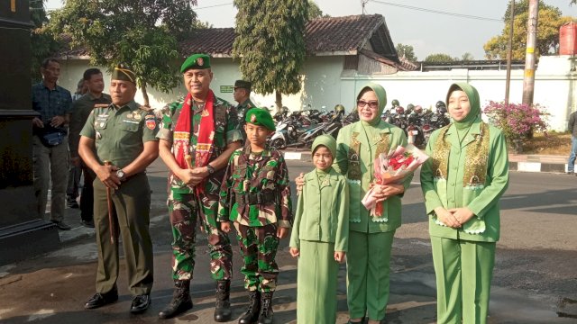 Disambut Ratusan Prajurit, Danrem 072/Pamungkas Kunjungi Kodim 0705/Magelang