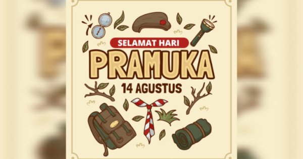 Selamat Hari Pramuka 2023, Bagikan Kesanmu dengan Postingan Kekinian Gaes