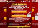 Tiga Bacaleg Ditolak, KPU Luwu Utara Tetapkan 372 Nama dalam DCS