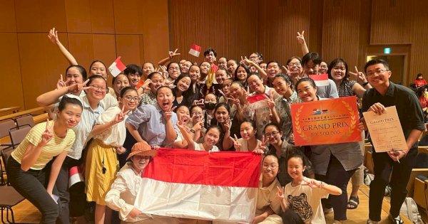 Paduan Suara asal Bandung, SAC Tampil Sebagai Juara Terbaik di Grand Prix TICC Tokyo