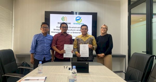 Revitalisasi Pertanian Berkelanjutan, Rumah Tani dan Greenprosa Jalin Kerjasama Sinergis