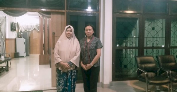 Silaturahmi, Damayanti Batti Temui Keluarga dan Ketua PKK di Luwu Utara