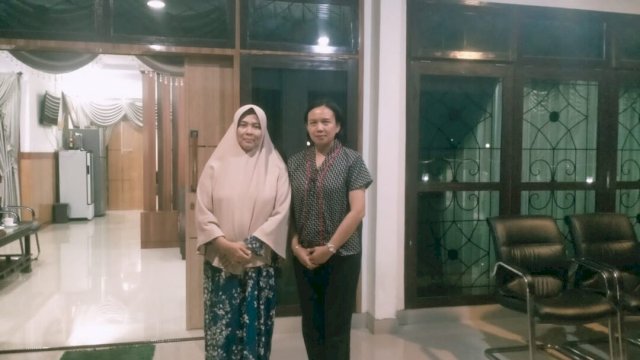 Damayanti Batti besama Ketua PKK Luwu Utara.Foto:ist