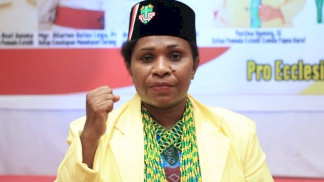 Ketua Pemuda Katolik Papua Barat,Yustina Ogoney. Foto:ist