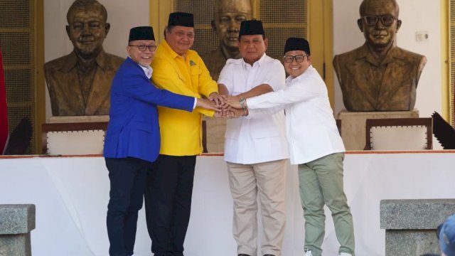 Golkar dan PAN deklarasikan dukungan Capres kepada Prabowo Subianto,Minggu (13/8/23). Foto:instagram@golkar.indonesia 