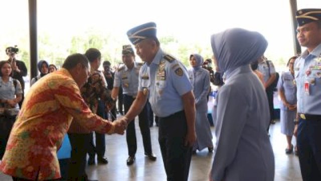 Danny Dampingi KASAU di Peresmian Kantor Lanud Sulhas