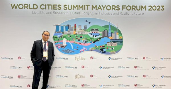 Wali Kota Makassar Paparkan Strategi Kota Layak Huni dan Berkelanjutan di World Cities Summit Mayor Forum 2023