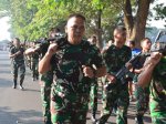 Jaga Imunitas Tubuh, Prajurit Yomarmed 11 Kostrad Laksanakan Lari Pagi