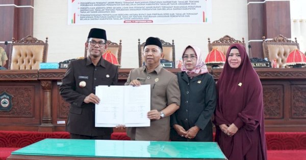 Ranperda Perubahan Disetujui, Pj. Bupati Takalar Minta OPD Segera Selesaikan DPPA-SKPD