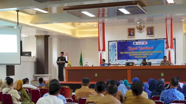 Rakor penanganan Stunting Pemkab Takalar .Foto: ist