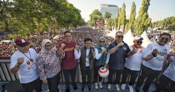 Klaim Tembus 1 Juta Peserta Jalan Gembira, Tamsil Linrung Optimis AMIN Menang