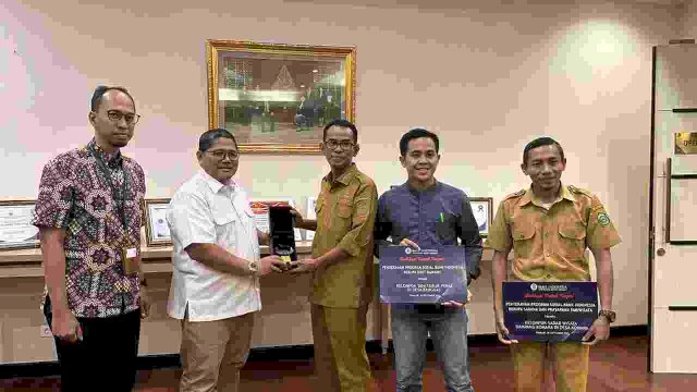 Bantuan Sosial dari Bank Indonesia untuk peningkatan ketahanan Pangan di Takalar. Foto: ist