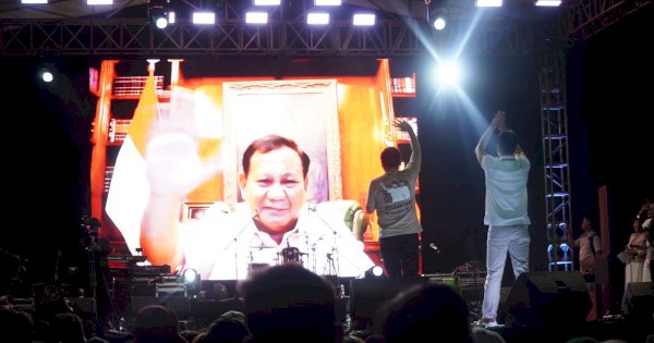 Prabowo Menyapa Anak Muda Jawa Timur Ketika Iwan Bule Gelar Millenial Fest 08, Suasana Pun Pecah