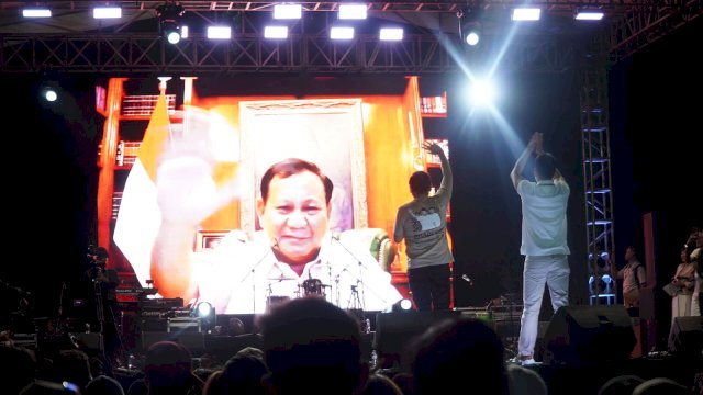 Prabowo Menyapa Anak Muda Jawa Timur Ketika Iwan Bule Gelar Millenial Fest 08, Suasana Pun Pecah