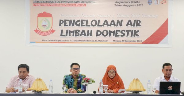 Isu Limbah Air Domestik di Makassar Diulas di Sosper ‘Yeni Rahman’
