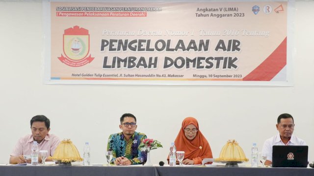 Isu Limbah Air Domestik di Makassar Diulas di Sosper &#8216;Yeni Rahman&#8217;
