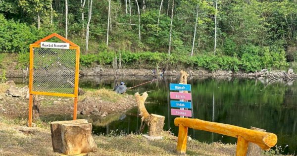 Pemdes Manimbahoi dan Mahasiswa Statistika UNM Resmi Buka Wisata Danau Bawakaraeng