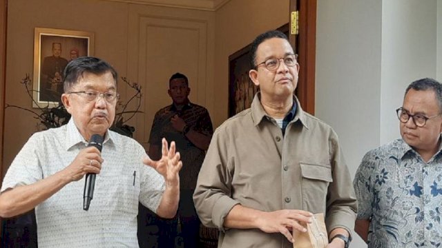 Mantan Wapres Jusuf Kalla sebut Anies punya rekam jejak memperbaiki bangsa. Foto:Ist