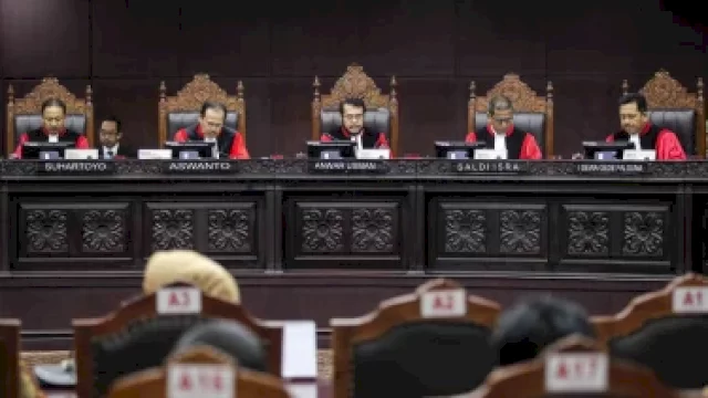 Ilustrasi Sidang Hakim Mahkamah Konstitusi (MK). Foto:Ist 