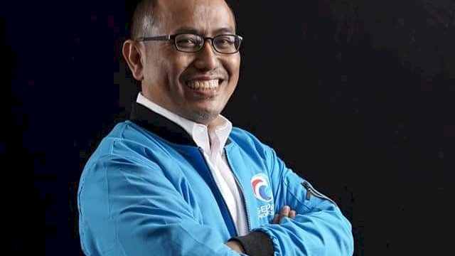 Sekretaris DPD Gelora Sulsel, Mudzakkir Ali Djamil. 