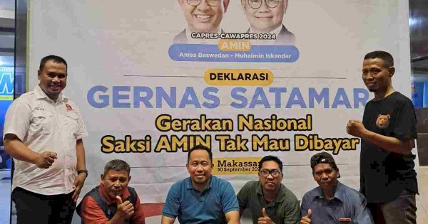 KoReAn Deklarasikan GERNAS SATAMAR: Saksi AMIN Tak Mau Dibayar