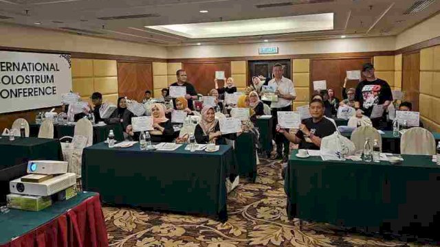 Prominens 98 FK UMI sukses gelar International Colostrum Conferance di Kuala Lumpur, Malaysia. Foto:ist