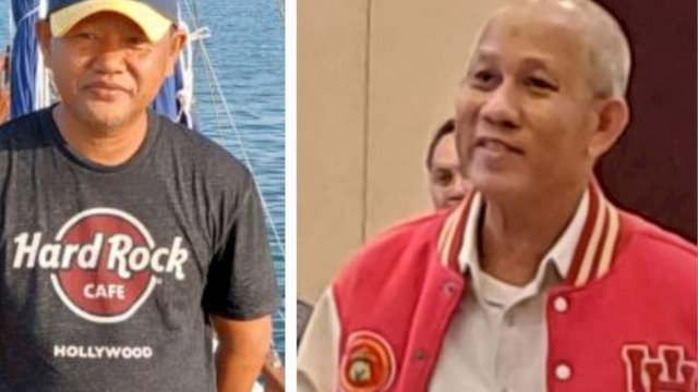 Kahar Gaji (kiri) dan Sekjen IKA Unhas Yusran Jusuf (kanan). Ist