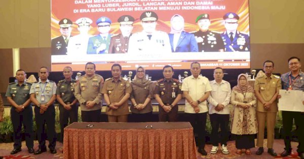 Pj. Bupati Takalar Dr. Setiawan Aswad Hadiri Rapat Koordinasi Forkopimda Sulawesi Selatan