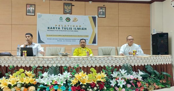 Prodi MHU UIN Alauddin Gelar Gelar Pelatihan Karya Tulis Ilmiah