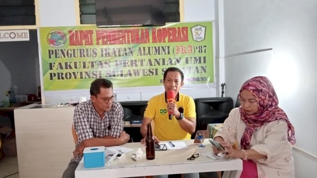 IKA Pertanian ’87’ UMI Resmi Bentuk Koperasi Demi Kesejahteraan Anggota