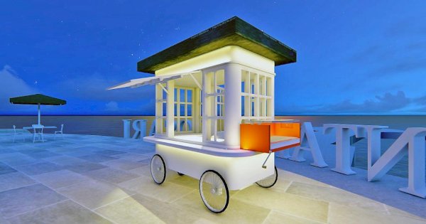 HUT Makassar ke 416, Diskop Bagi Puluhan Gerobak Pisang Epe