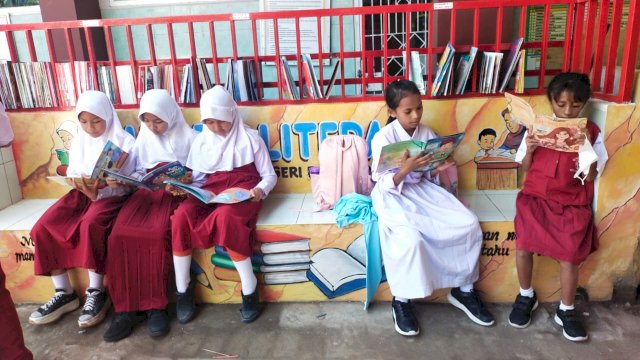 Ini Profil Inovasi &#8220;Halte Literasi&#8221; SD Negeri Rappocini, yang Masuk 6 Besar Lomba IMA 2023 Makassar