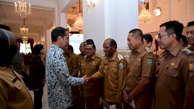 Hadiri Rakor Bersama Presiden Jokowi Apresiasi Pj Bupati Intan Jaya