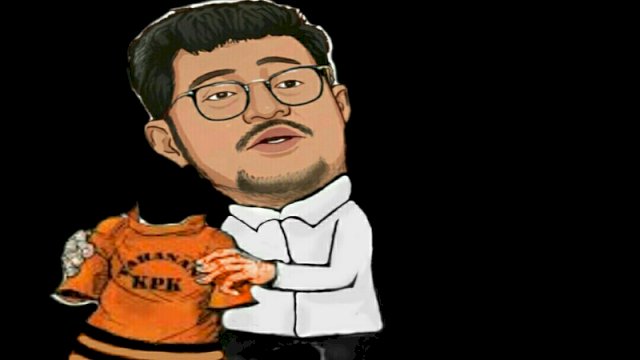 Karikatur mantan Menteri Pertanian Syahrul Yasin Limpo (Dodi/harian.news)