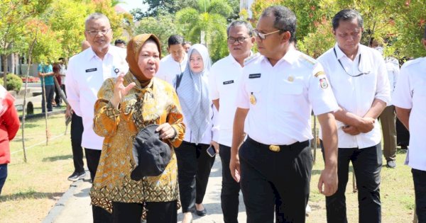 Tuan Rumah Forum ASEAN, Wali Kota Makassar Dampingi Risma Tinjau Sentra Wirajaya
