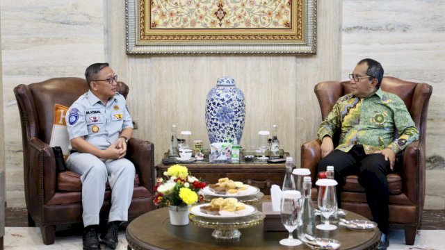 Wali Kota Danny Terima Kunjungan Jasa Raharja Sulsel, Bahas Optimimalisasi Pembayaran PKB