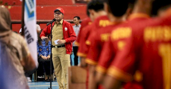 Wali Kota Danny Bakar Semangat Kontingen Kejurda Futsal Sulsel 2023