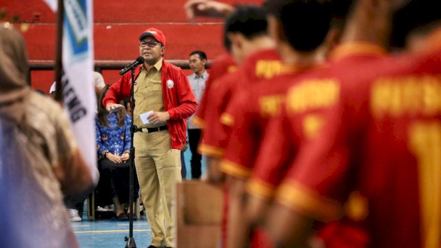 Wali Kota Danny Bakar Semangat Kontingen Kejurda Futsal Sulsel 2023