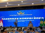 Hadiri Raker KORPRI, Jokowi Ceritakan Perjalanan Karir Politik hingga Jadi Presiden