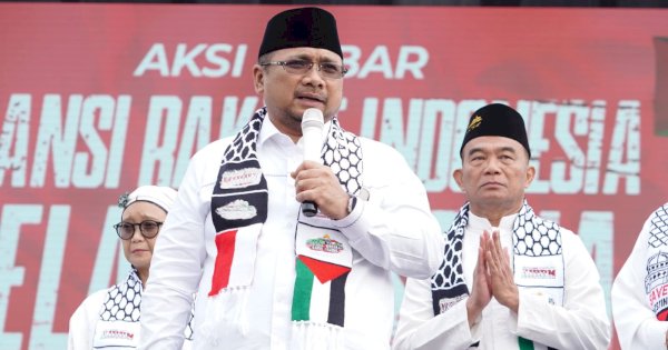 Aksi Bela Palestina Serukan Salat Gaib