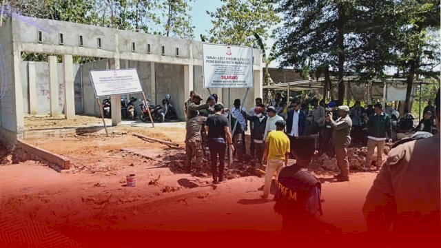 Camat Manggala Bersama Dinas Pertanahan Tertibkan Fasum Fasos