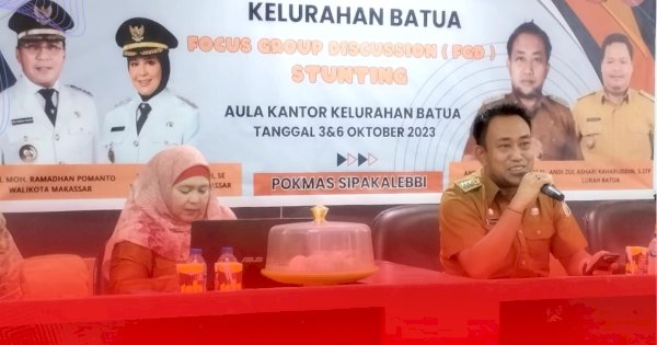 FGD Stunting di Batua, Camat Manggala Berikan ‘Oleh-oleh’ Zero Stunting