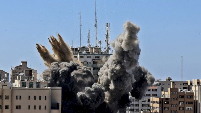 Serangan agresi militer Israel ke Palestina yang berlangsung sejak 7 Oktober lalu. Foto: ist