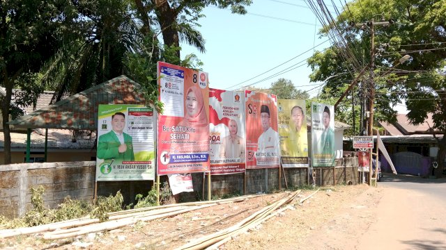 DLH Makassar Tertibkan APK yang Paku Pohon, Hasilnya Terkumpul 4 Kilogram Paku dan Kawat