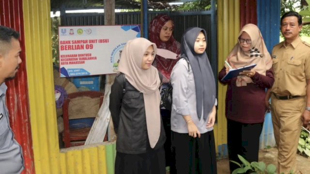 DLH Makassar Gelar Monitoring Pengelolaan Bank Sampah di Buntusu Tamalanrea