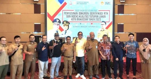 DLH Makassar Gelar FGD Penyusunan Dokumen Identifikasi RTH dan Indeks Kualitas Tutupan Lahan Kota Tahun 2023