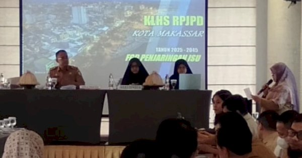 DLH Makassar Gelar FGD Penjaringan Isu KLHS RPJPD 2025-2045