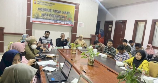 DLH Makassar Gelar Rapat Tindak Lanjut Hasil Pengawasan Terhadap Usaha Periode II